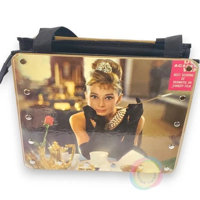 Cartera con cubierta de álbum Audrey Hepburn Breakfast at Tiffany's Moon River reciclada Foto 1 de 4