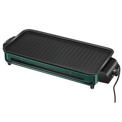 2in1 Tischgrill elektrisch 5 Gänge Stufenlos Elektrogrill Tisch Grill Backform - Bild 1 von 4