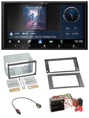 Kenwood Bluetooth 2DIN USB DAB MP3 Autoradio für Ford Fusion Kuga Transit 05-12 - Bild 1 von 4