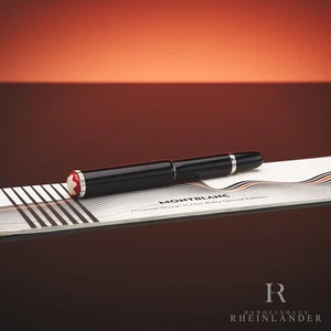Pluma Estilográfica Montblanc Heritage Rouge et Noir Edición Especial Bebé Negra 127801 - Imagen 1 de 7