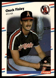 1988 Fleer #489 Chuck Finley - Picture 1 of 2