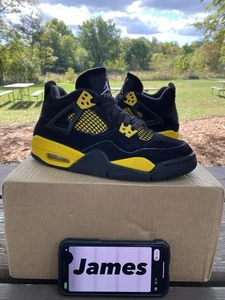 Nike Air Jordan Retro 4 GS Thunder 2023 408452017 Talla 6 - Imagen 1 de 10