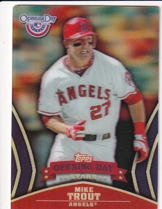 2013 Topps Opening Day Opening Day Stars Mike Trout #ODS-11 Mike Trout - Picture 1 of 2
