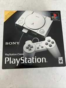 SONY Playstation Classic Mini With 20+ Built in Games Console IN BOX LIKE NEW - Picture 1 of 7