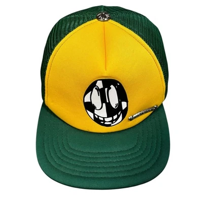 CHROME HEARTS FW21 POP-UP SEX RECORDS MATTY BOY SMILEY TRUCKER CAP CHECKERS BALL - Image 1 of 4