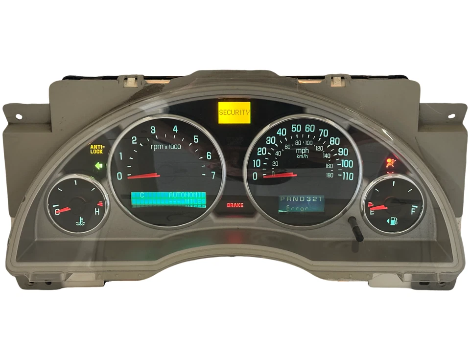 Приборная панель спидометра 2005 - 07 Buick Rendezvous 180 526 миль ВОССТАНОВЛЕНА - Изображение 1 из 3