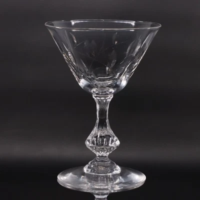 Vaso de cristal grabado Duncan Miller licor de sauce cóctel vintage años 50 Foto 1 de 4