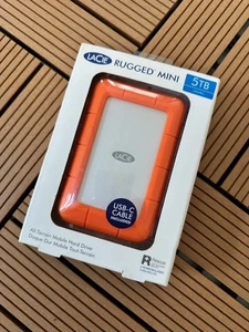 5TB LaCie hard drive - rugged mini external - brand new / sealed - Afbeelding 1 van 5