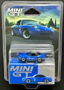 Mini GT Mazda Miata MX-5 (NA) Tuned Version dunkelblau 1:64 MGT01069 - Bild 1 von 4