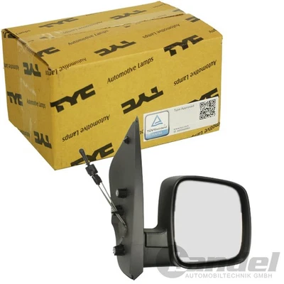 TYC RÉTROVISEUR DROIT Pour CITROËN NEMO FIAT FIORINO QUBO PEUGEOT BIPPER - Photo 1/3