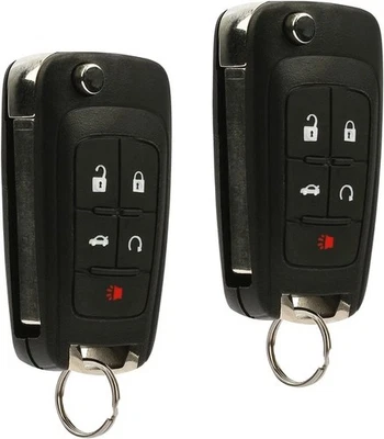 2 Key Fob fits 2010-2017 Allure Encore Lacrosse Regal Verano/Camaro Cruze E - Image 1 of 4
