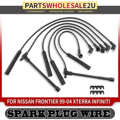 Juego de 6 cables de bujías para Nissan Frontier Pathfinder Xterra Infiniti QX4 3,3 L Foto 1 de 4