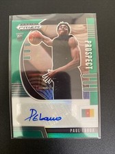 2020 PANINI PRIZM DRAFT PICKS BASKETBALL PAUL EBOUA PA-PE ROOKIE GREEN AUTO SP