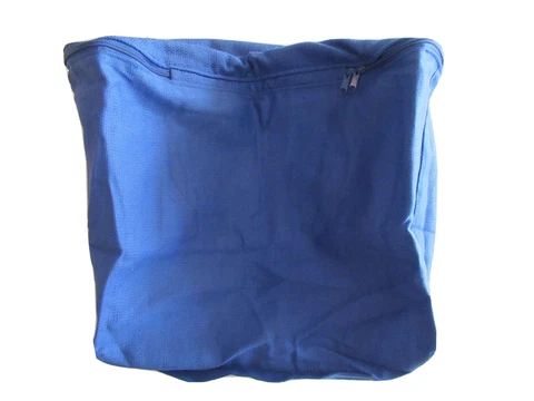 Longaberger Basket Liner Large Boardwalk Bright Cornflower Blue 28072294 Zipper Cover