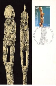Card Maximum #23574 New Caledonia Noumea 1994 Carvers Bearer of The Masq - Picture 1 of 2