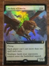 Archon of Emeria Extended Art FOIL NM Zendikar Rising ZNR MTG