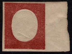 Sardinia 1854 - 40 Cent Red Brick No 12 Sheet Edge MNH Raybaudi MF73608 - Picture 1 of 3