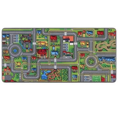 Spielteppich STREETS Kinderteppich Straßenteppich Auto Wohnteppich versch Größen - Bild 1 von 4