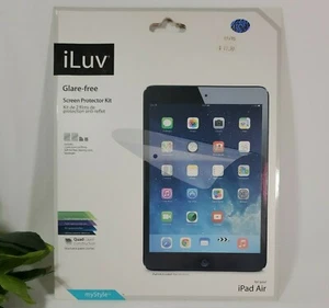 iLuv iPad Glare-free Screen Protector Kit for iPad Air myStyle Includes 2 films - Picture 1 of 6
