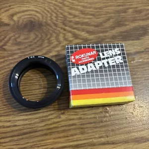 Adaptador de lente de cámara Rokunar vintage para adaptarse a Konica T-KO con caja - Imagen 1 de 2