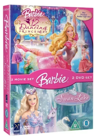 Barbie: The Twelve Dancing Princesses/Swan Lake DVD (2006) Greg Richardson cert - Image 1 of 1