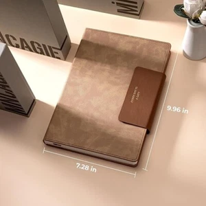 Brown Lined 320 page Leather Diary Planner Organizer Journal Notebook w/ Buckle - Picture 1 of 9