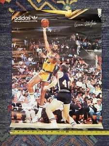 70er Jahre Kareem Abdul Jabbar Adidas Schuhe Poster - Bild 1 von 7