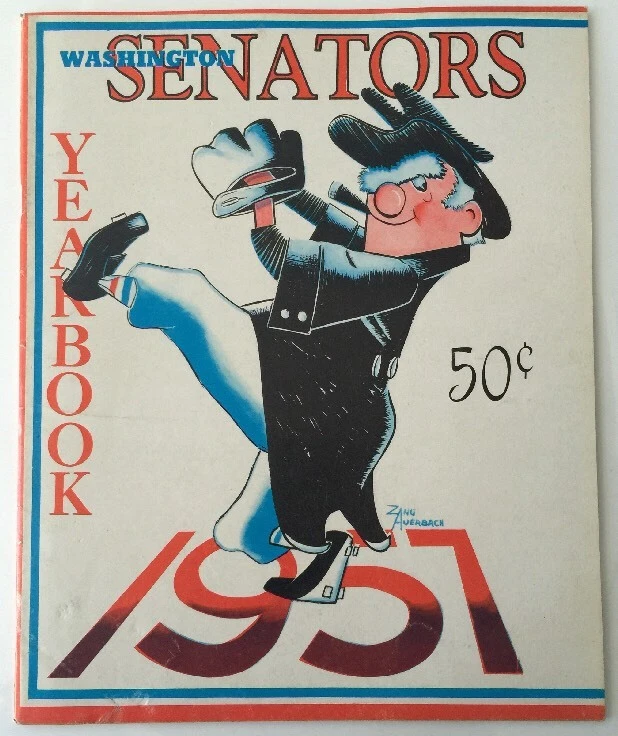 1957 Washington Senators Baseball Yearbook - Image 1 of 1