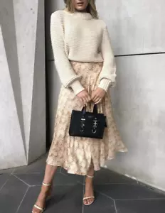 BEC & BRIDGE Anaconda Skirt In Python Print AU10 / US6 Orig. $279 NEW - Picture 1 of 10