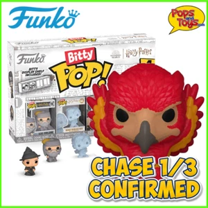 HARRY POTTER Funko Bitty Pop CHASE 1/3 Fawkes 87 Harry Potter Complete Confirmed - Picture 1 of 7