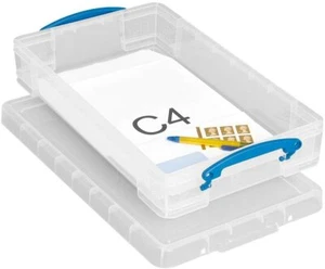 Cajas realmente útiles 6 litros C4 sobre caja de almacenamiento transparente - Imagen 1 de 3