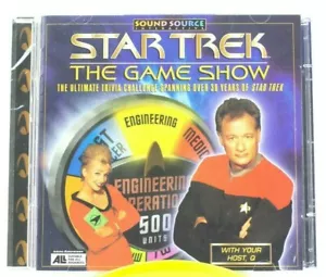 Vintage 1997 Star Trek The Game Show Win95 Mac PC CD-ROM Software Spiel Sealed - Bild 1 von 12