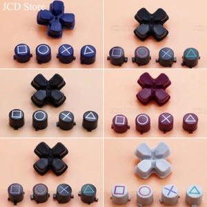 1Set Plastic button For PS4 ABXY Buttons Circle Square Triangle ABXY Cross Butto - Foto 1 di 29