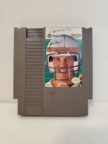 "John Elway's Quarterback" NES video game cartridge, (1989), (Nintendo)