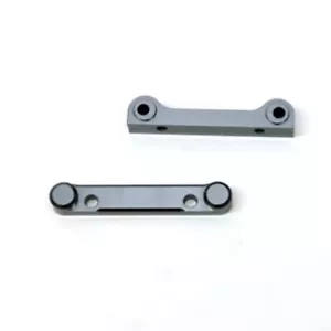 STRC Alum Heavy Duty Frt & Rr Hinge-Pin Block Set GunM (1 pair): Granite /Raider - Picture 1 of 2