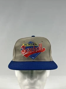 Vintage Alaska Hat Cap Snap Back baseball Embroidered ACE - Picture 1 of 12
