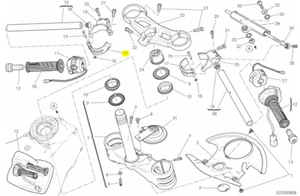 New OEM Ducati Clamp Rear Panigale #36011621AA - Bild 1 von 1