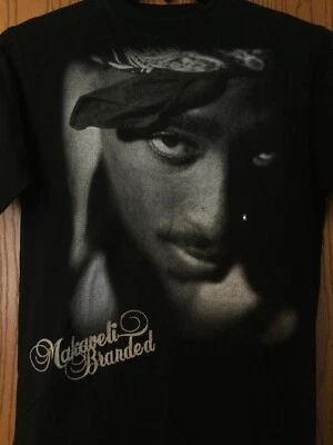 Tupac - “Makaveli Branded” -Black/Embroidered On Both Sides/Youth/Boys L (16-18) - Image 1 of 4