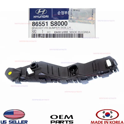 Soporte de parachoques delantero genuino lado izquierdo del conductor OEM Hyundai Palisade 2020-2022 Foto 1 de 4