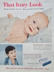 1950s Cute baby Ivory Soap That Look Young america has it vintage ad - Picture 1 of 1