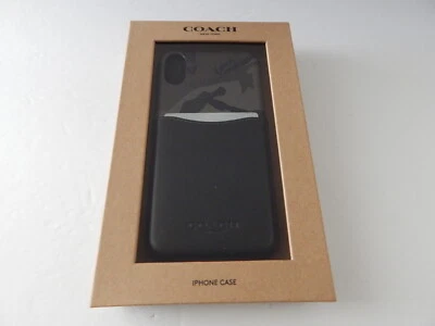 Coach New York Signature Coated Canvas Case For iPhone XS iPhone X New - Image 1 of 2
