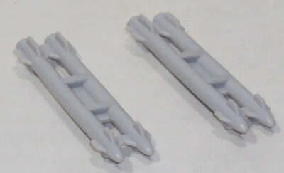 Transformers Marvel Crossover IRON MAN Jet Misiles Accesorios Parte 2009 Lote x2 Foto 1 de 2