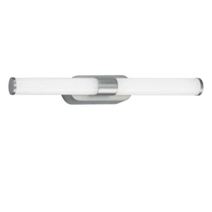 LED Mirror Lamp 40cm Bathroom Light Wall Spotlight Silver 7W 2 Way IP44 230V - Picture 1 of 9