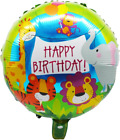 DIWULI Happy Birthday Ballon Tiere - Happy Birthday Luftballon Dschungel, Folien
