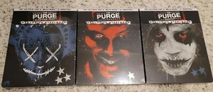 THE PURGE Steelbook US Collection 4K UHD Blu-ray Digital Anarchy Election Year - Picture 1 of 4