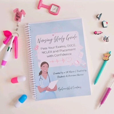 Nursing Study Guide, Pass OSCE, NCLEX, CBT & Placement with Confidence - Image 1 of 4