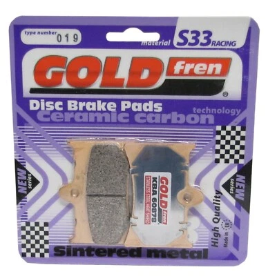Goldfren S33 Brake Pads Rear For Ktm EXC 125 1987 - Image 1 of 2