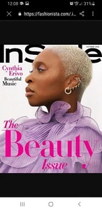 In Style Magazine, Cynthia Erivo, The Beauty Issue, 2020 - I  - Picture 1 of 3