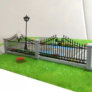 1Set HO/OO Scale Miniatures Lot Courtyard Guardrail Fence Villa Garden Building - Picture 1 of 3