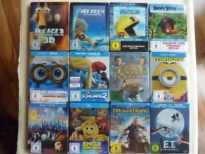 Steelbook Sammlung für die Familie, Ice Age, Pixels, Angry Birds 3D u. weitere - Bild 1 von 3